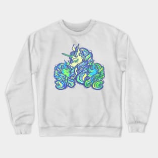 Mother of Twins Unicorn (Boy and Boy) Crewneck Sweatshirt